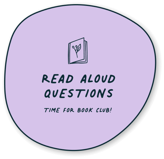 Button Button for Social-emotional learning ideas: Read Aloud Questions; Time for Book Club